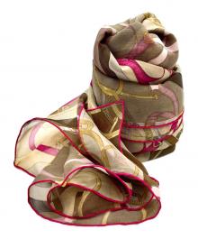 HERMES（エルメス）の古着「ストール」｜ブラウン×パープル