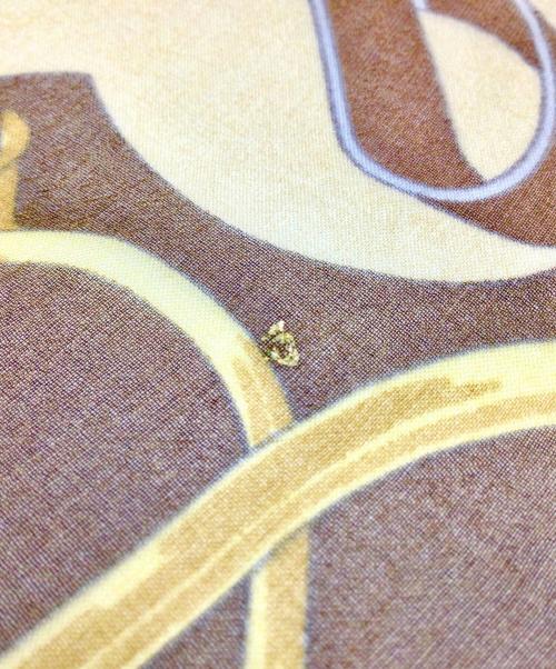 HERMES（エルメス）HERMES (エルメス) ストール ブラウン×パープルの古着・服飾アイテム