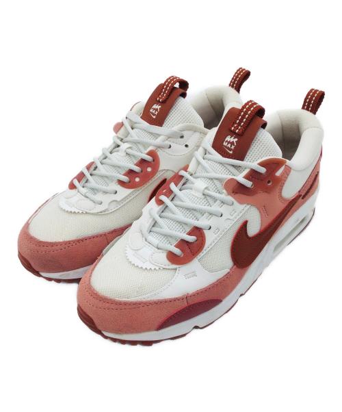 NIKE（ナイキ）NIKE (ナイキ) Air Max 90 Futura ブラウン×ホワイト サイズ:US8.5、UK6、EUR40、cm25.5、BR38、CN255(2.5)の古着・服飾アイテム