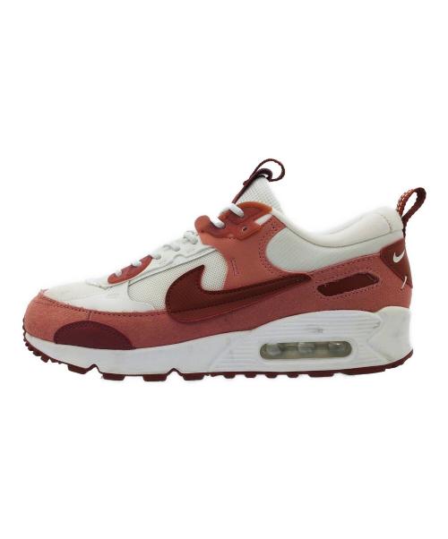 NIKE（ナイキ）NIKE (ナイキ) Air Max 90 Futura ブラウン×ホワイト サイズ:US8.5、UK6、EUR40、cm25.5、BR38、CN255(2.5)の古着・服飾アイテム