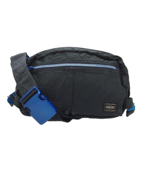 PORTER（ポーター）PORTER (ポーター) ウエストバッグ ネイビーの古着・服飾アイテム
