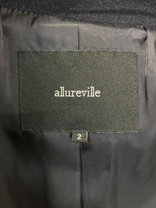 allureville（アルアバイル）allureville (アルアバイル) コート ネイビー サイズ:2の古着・服飾アイテム
