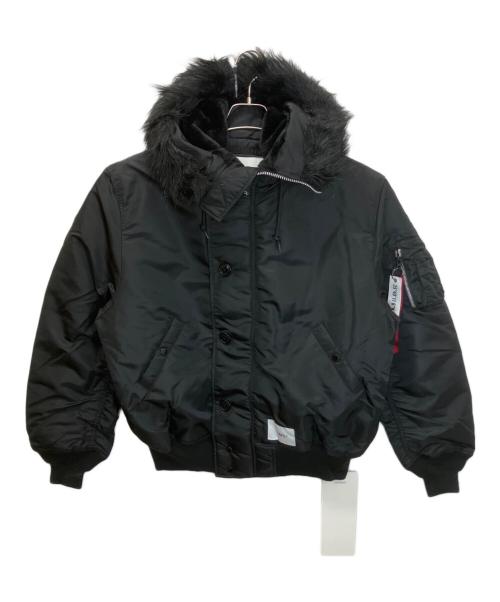 ALPHA（アルファ）ALPHA (アルファ) WTAPS (ダブルタップス) TA0690-9001　N-2Bジャケット ブラック サイズ:Mの古着・服飾アイテム