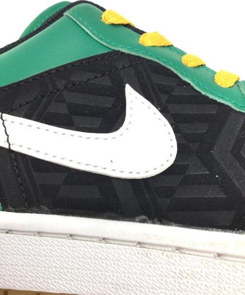 NIKE（ナイキ）NIKE (ナイキ) Air Jordan 1 Low SE グリーン×ブラック サイズ:US8.5、UK7.5、EUR42、cm26.5、BR40、CN265(2.5)の古着・服飾アイテム