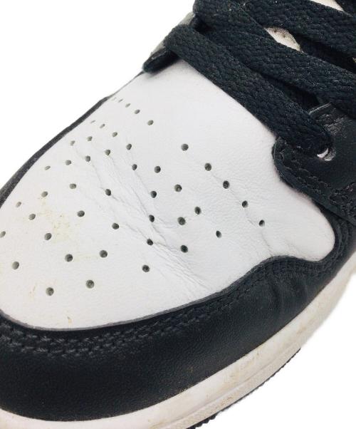 NIKE（ナイキ）NIKE (ナイキ) Air Jordan 1 Mid ブラック×ホワイト サイズ:US9、UK8、EUR42.5、cm27、BR40.5、CN270(2.5)の古着・服飾アイテム