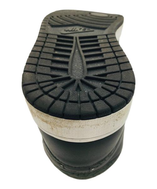 NIKE（ナイキ）NIKE (ナイキ) Air Jordan 1 Mid ブラック×ホワイト サイズ:US9、UK8、EUR42.5、cm27、BR40.5、CN270(2.5)の古着・服飾アイテム