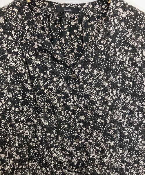 URBAN RESEARCH ROSSO（アーバンリサーチロッソ）URBAN RESEARCH ROSSO (アーバンリサーチロッソ) RA05-26K006　長袖ワンピース ブラック×ホワイト サイズ:Freeの古着・服飾アイテム