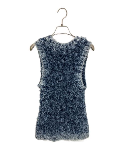DIESEL（ディーゼル）DIESEL (ディーゼル) ニットベスト ブルー サイズ:Sの古着・服飾アイテム
