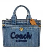COACHコーチ）の古着「カーゴトートバッグ」｜ブルー