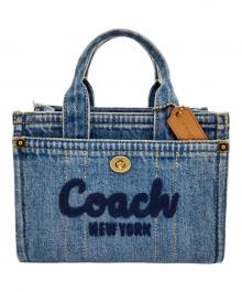 COACH（コーチ）の古着「カーゴトートバッグ」｜ブルー
