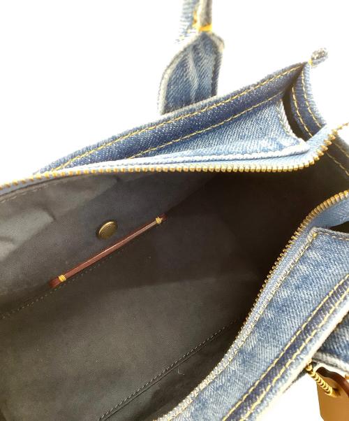 COACH（コーチ）COACH (コーチ) カーゴトートバッグ ブルーの古着・服飾アイテム