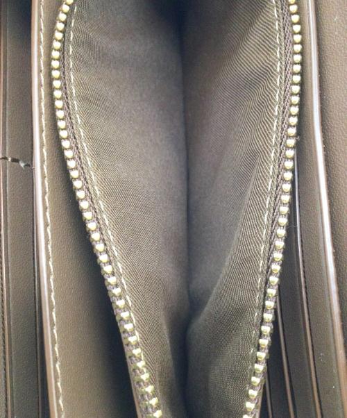 COACH（コーチ）COACH (コーチ) ジップ アラウンド ウォレット ブラウンの古着・服飾アイテム