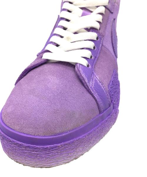 NIKE SB（ナイキエスビー）NIKE SB (ナイキエスビー) SB ZOOM BLAZER MID PRM パープル サイズ:US8.5、UK7.5、EUR42、cm26.5、BR40、CN265(2.5)の古着・服飾アイテム