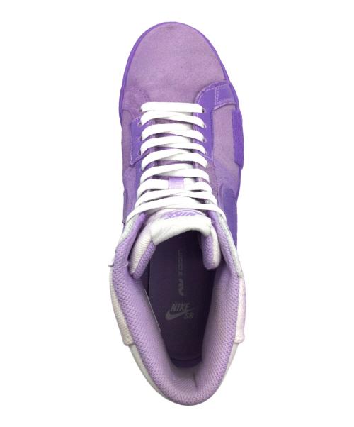 NIKE SB（ナイキエスビー）NIKE SB (ナイキエスビー) SB ZOOM BLAZER MID PRM パープル サイズ:US8.5、UK7.5、EUR42、cm26.5、BR40、CN265(2.5)の古着・服飾アイテム
