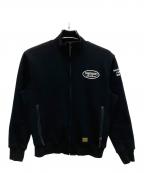 VANSONバンソン）の古着「スウェットジャケット」｜ブラック