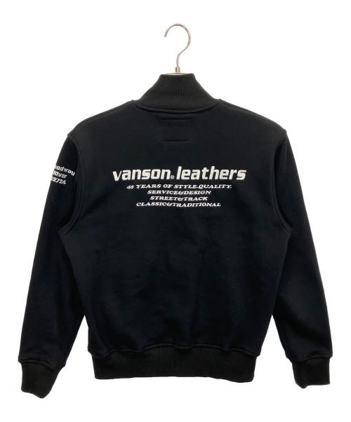 VANSON（バンソン）VANSON (バンソン) スウェットジャケット ブラック サイズ:Mの古着・服飾アイテム