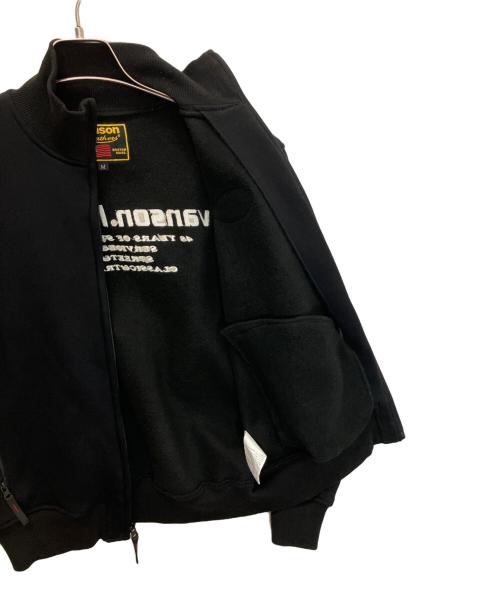 VANSON（バンソン）VANSON (バンソン) スウェットジャケット ブラック サイズ:Mの古着・服飾アイテム