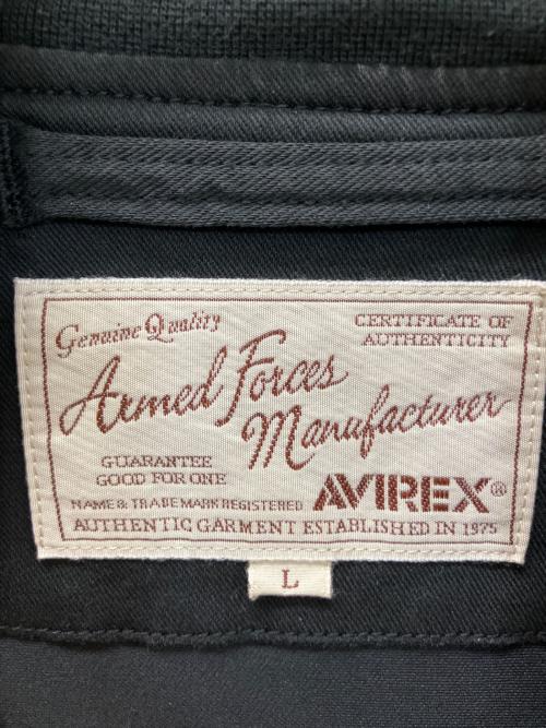 AVIREX（アヴィレックス）AVIREX (アヴィレックス) 6192135　サークルストレッチ タイプ ＭＡ－１ ブラック サイズ:Lの古着・服飾アイテム