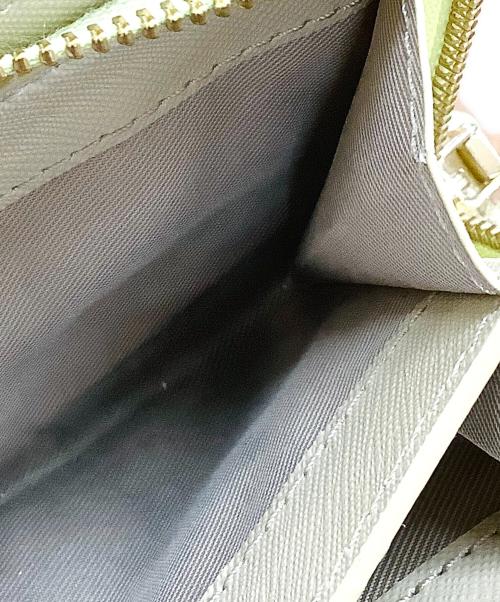 MARC JACOBS（マークジェイコブス）MARC JACOBS (マークジェイコブス) 2つ折り財布 グレー×グリーンの古着・服飾アイテム