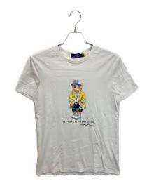 POLO RALPH LAUREN（ポロ・ラルフローレン）の古着「ポロベアープリントカットソー」｜ホワイト