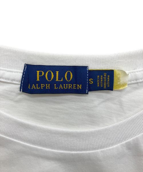 POLO RALPH LAUREN（ポロ・ラルフローレン）POLO RALPH LAUREN (ポロ・ラルフローレン) ポロベアープリントカットソー ホワイト サイズ:Sの古着・服飾アイテム
