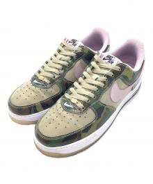 NIKE（ナイキ）の古着「 Air Force 1 Low Retro "Patent Camo Pink"」｜ピンク×オリーブ