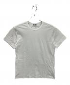 PLAY COMME des GARCONSプレイコムデギャルソン）の古着「AX-T341　半袖カットソー」｜ホワイト×ブラック