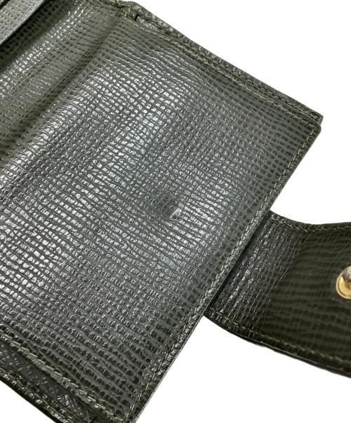 CELINE（セリーヌ）CELINE (セリーヌ) サークルロゴウォレット オリーブの古着・服飾アイテム