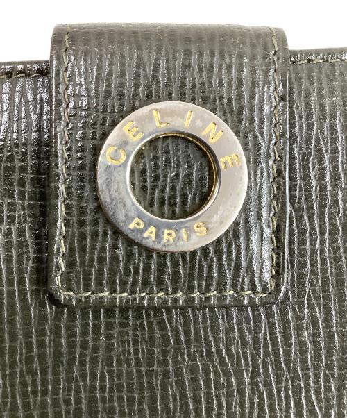 CELINE（セリーヌ）CELINE (セリーヌ) サークルロゴウォレット オリーブの古着・服飾アイテム