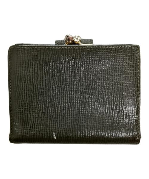CELINE（セリーヌ）CELINE (セリーヌ) サークルロゴウォレット オリーブの古着・服飾アイテム