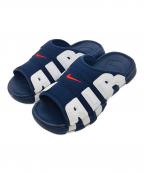 NIKEナイキ）の古着「Nike Air More Uptempo Slide」｜ネイビー×ホワイト