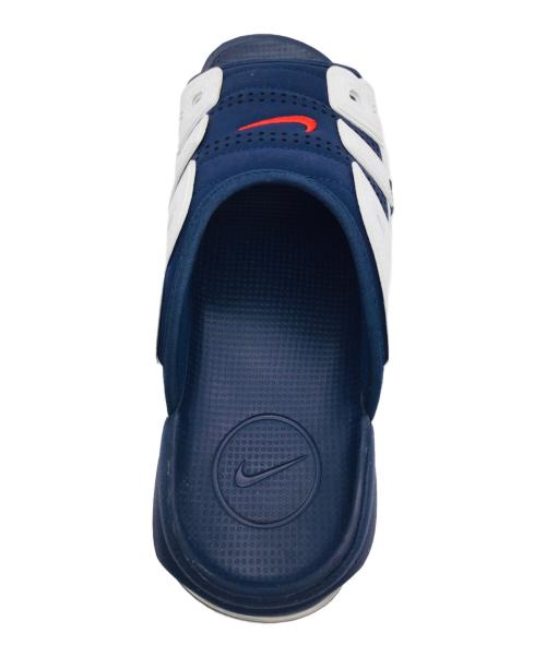 NIKE（ナイキ）NIKE (ナイキ) Nike Air More Uptempo Slide ネイビー×ホワイト サイズ:US11、UK10、EUR45、cm29、BR43、CN290の古着・服飾アイテム