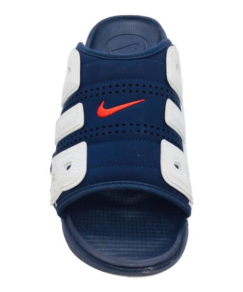 NIKE（ナイキ）NIKE (ナイキ) Nike Air More Uptempo Slide ネイビー×ホワイト サイズ:US11、UK10、EUR45、cm29、BR43、CN290の古着・服飾アイテム