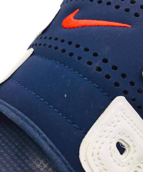NIKE（ナイキ）NIKE (ナイキ) Nike Air More Uptempo Slide ネイビー×ホワイト サイズ:US11、UK10、EUR45、cm29、BR43、CN290の古着・服飾アイテム