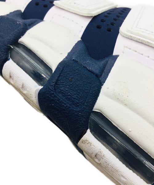 NIKE（ナイキ）NIKE (ナイキ) Nike Air More Uptempo Slide ネイビー×ホワイト サイズ:US11、UK10、EUR45、cm29、BR43、CN290の古着・服飾アイテム