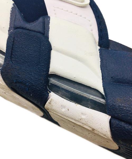 NIKE（ナイキ）NIKE (ナイキ) Nike Air More Uptempo Slide ネイビー×ホワイト サイズ:US11、UK10、EUR45、cm29、BR43、CN290の古着・服飾アイテム