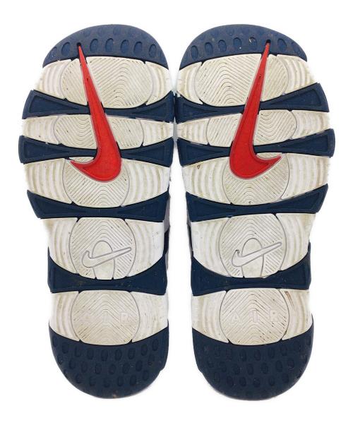 NIKE（ナイキ）NIKE (ナイキ) Nike Air More Uptempo Slide ネイビー×ホワイト サイズ:US11、UK10、EUR45、cm29、BR43、CN290の古着・服飾アイテム