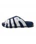 NIKE (ナイキ) Nike Air More Uptempo Slide ネイビー×ホワイト サイズ:US11、UK10、EUR45、cm29、BR43、CN290：8000円
