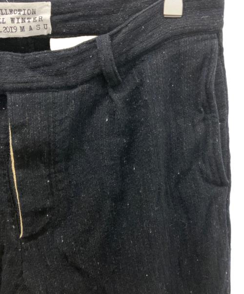 masu（エムエーエスユー）masu (エムエーエスユー) MHFW-PT0181　パンツ ネイビー サイズ:48の古着・服飾アイテム