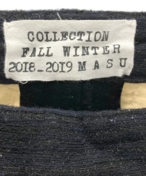 masu（エムエーエスユー）masu (エムエーエスユー) MHFW-PT0181　パンツ ネイビー サイズ:48の古着・服飾アイテム