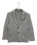 BEAMS HEARTビームスハート）の古着「ハニカム ニット ジャケット」｜グレー