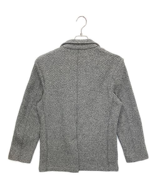 BEAMS HEART（ビームスハート）BEAMS HEART (ビームスハート) ハニカム ニット ジャケット グレー サイズ:Mの古着・服飾アイテム