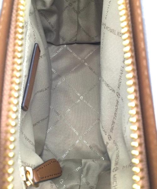 MICHAEL KORS（マイケル・コース）MICHAEL KORS (マイケル・コース) 2WAYバッグ ブラウン×ホワイトの古着・服飾アイテム