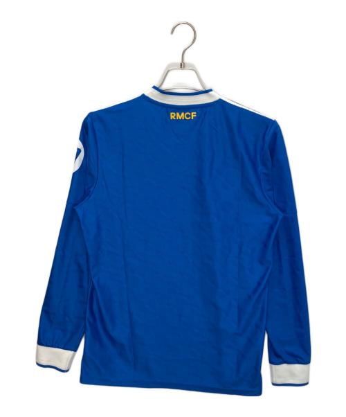 adidas（アディダス）adidas (アディダス) JP3925　ゲームシャツ ブルー×ホワイト サイズ:XLの古着・服飾アイテム