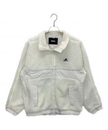 adidas（アディダス）の古着「フリースジャケット」｜ホワイト