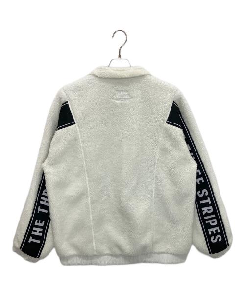 adidas（アディダス）adidas (アディダス) フリースジャケット ホワイト サイズ:XLの古着・服飾アイテム