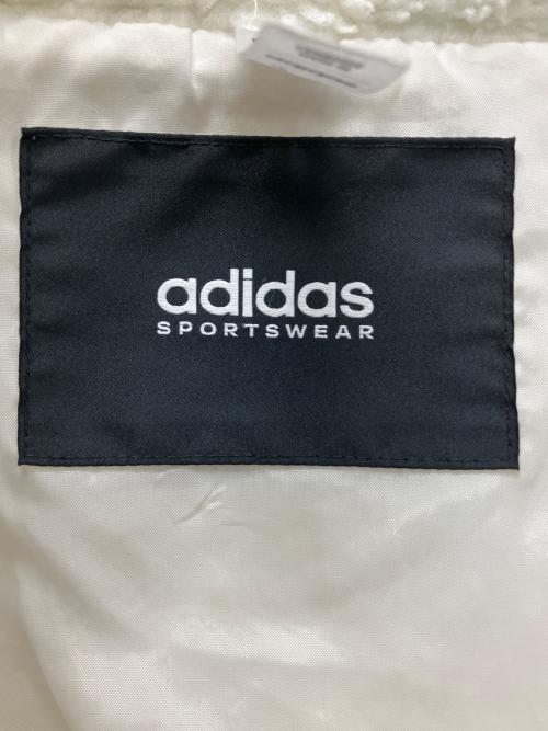 adidas（アディダス）adidas (アディダス) フリースジャケット ホワイト サイズ:XLの古着・服飾アイテム