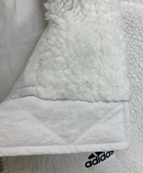 adidas（アディダス）adidas (アディダス) フリースジャケット ホワイト サイズ:XLの古着・服飾アイテム