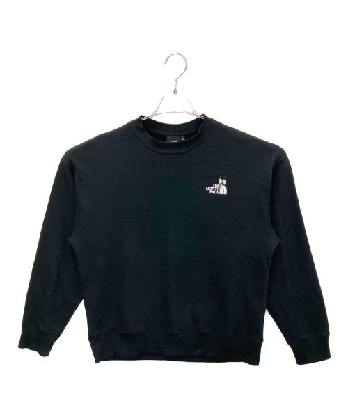 THE NORTH FACE（ザ ノース フェイス）THE NORTH FACE (ザ ノース フェイス) NT12646 クルーネックスウェット ブラック サイズ:Mの古着・服飾アイテム