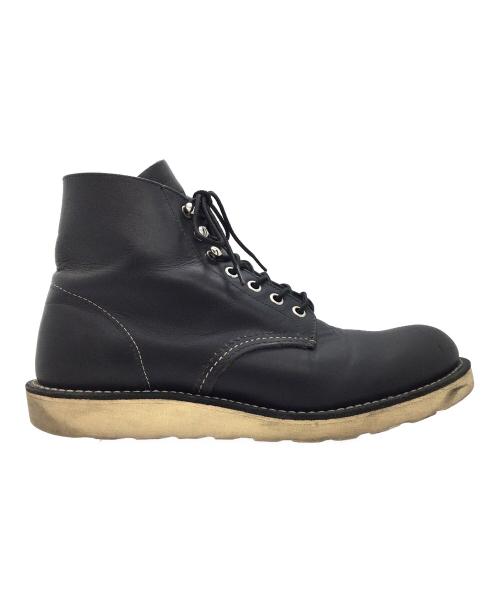 RED WING（レッドウィング）RED WING (レッドウィング) 6-inch Classic Round 8165 ブラック サイズ:USA8 1/2、UK7 1/2、EUR41.5、CM26.5の古着・服飾アイテム